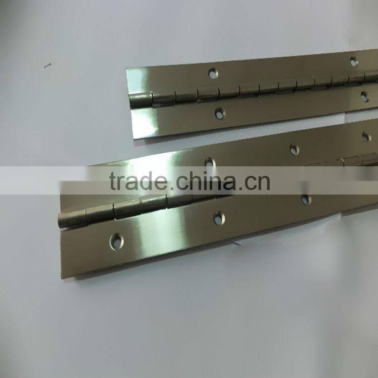 metal piano hinge continuous,Antique Brass plated steel hinge