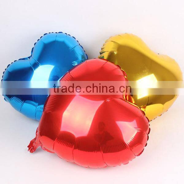 2015 18 inch heart design children balloons for kids gift