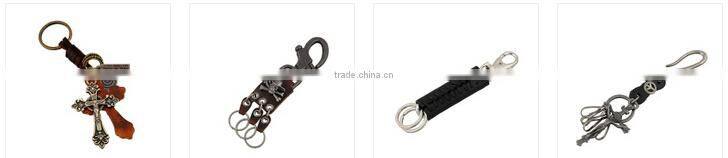 Men's Vintage leather accessories leather keychain