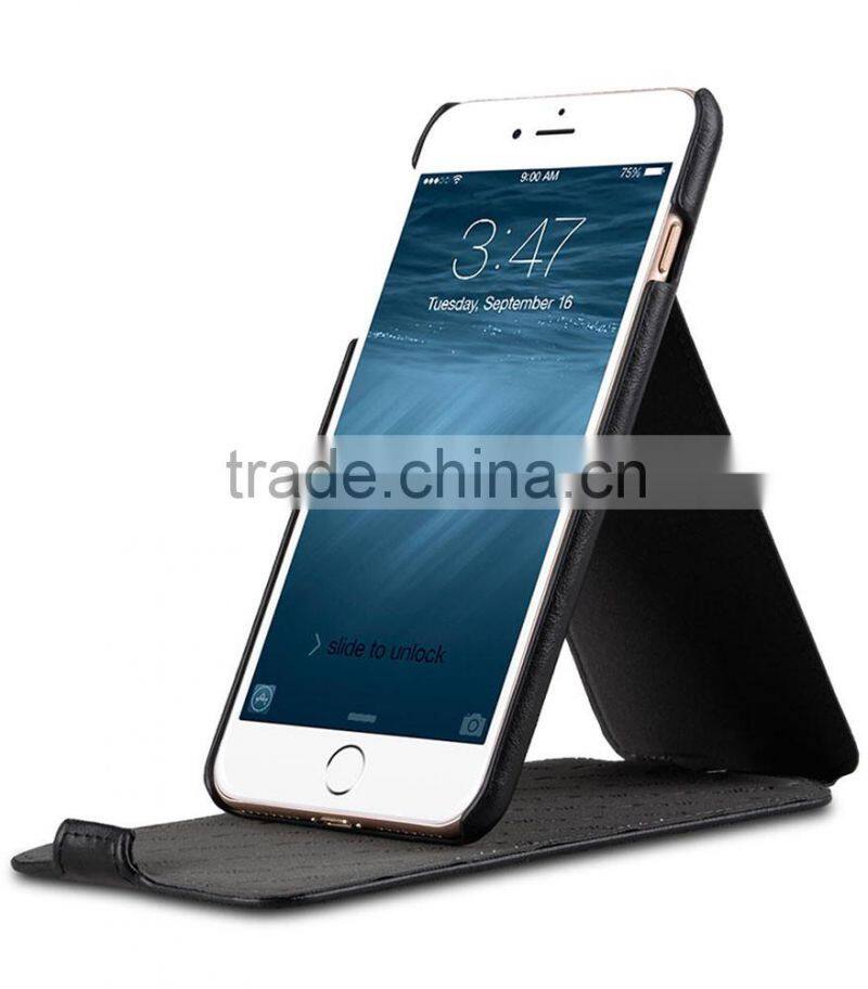 2016 Flip Cover Black Card Slot MOBILE PHONE COVER PU Leather Case for Apple iPhone 7 Plus (5.5")