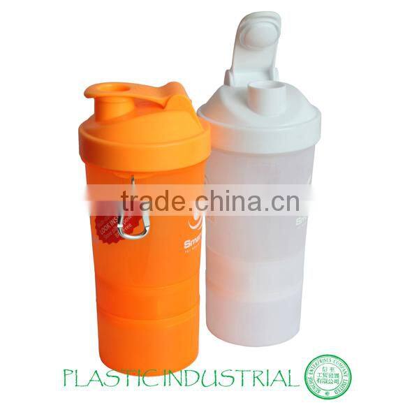 protein bottle/shaker bottle/BPA free 500ML/16OZ colored shaker bottle