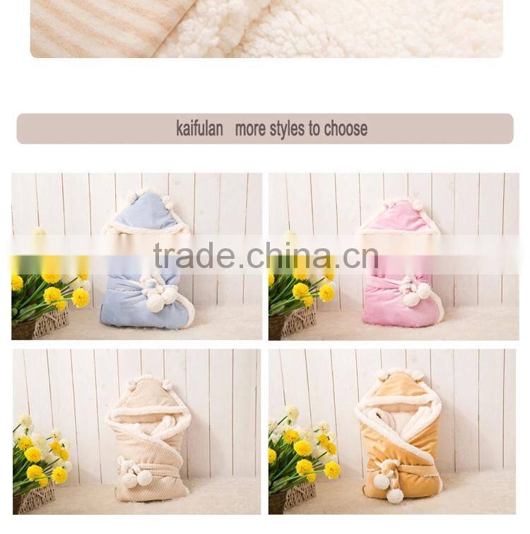 Shu Velveteen baby newborn blankets yellow style