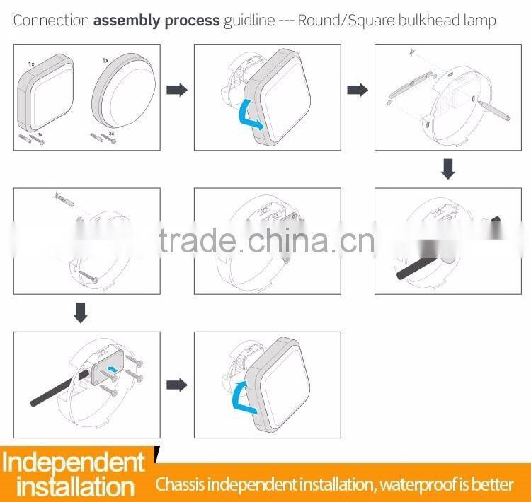 050905 factory directly contemporary lampholder 10w middle size outdoor classic led decorative led home bulkhead wall light