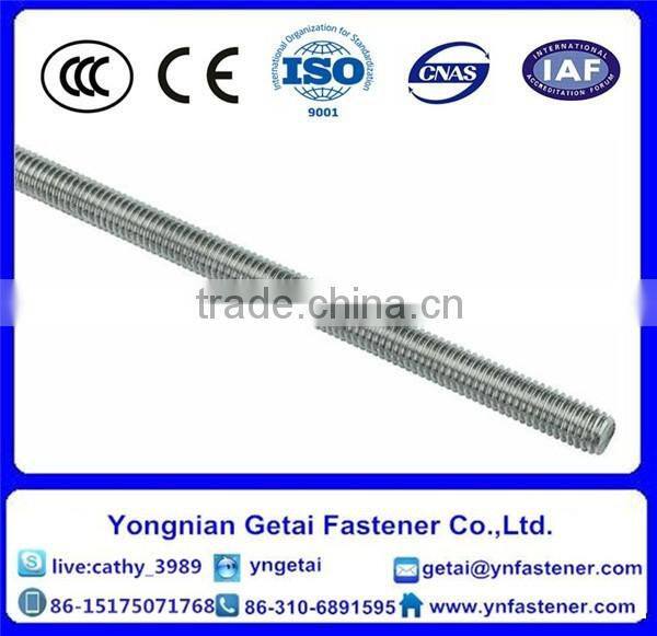 ASTM A479 stainless steel 316 threaded bar M6