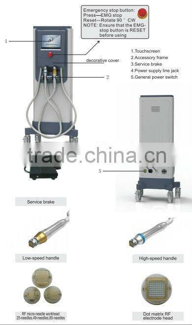 RF Fractional Micro needle Machine
