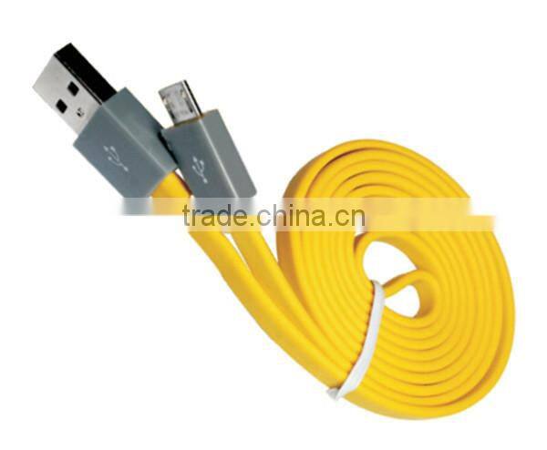 Wholesale flat micro usb charging cable sync data micro usb cable