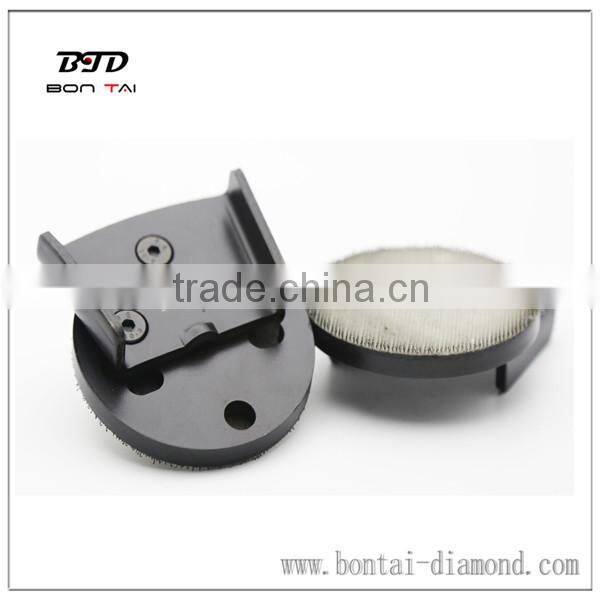 Quick Changed pads hook-and-loop fastener metal block for connect EZ grinding tool