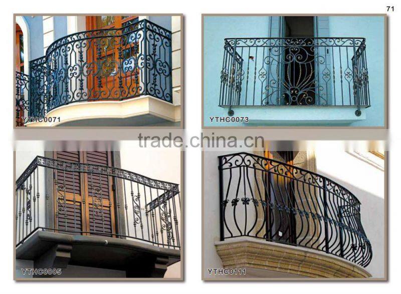 Protective & decorative wrought iron window guard