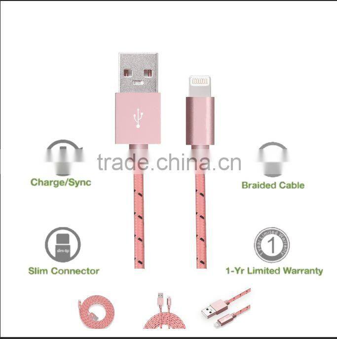MFi Certified Charger Cable for ISO 8 Pin MFi USB Cable