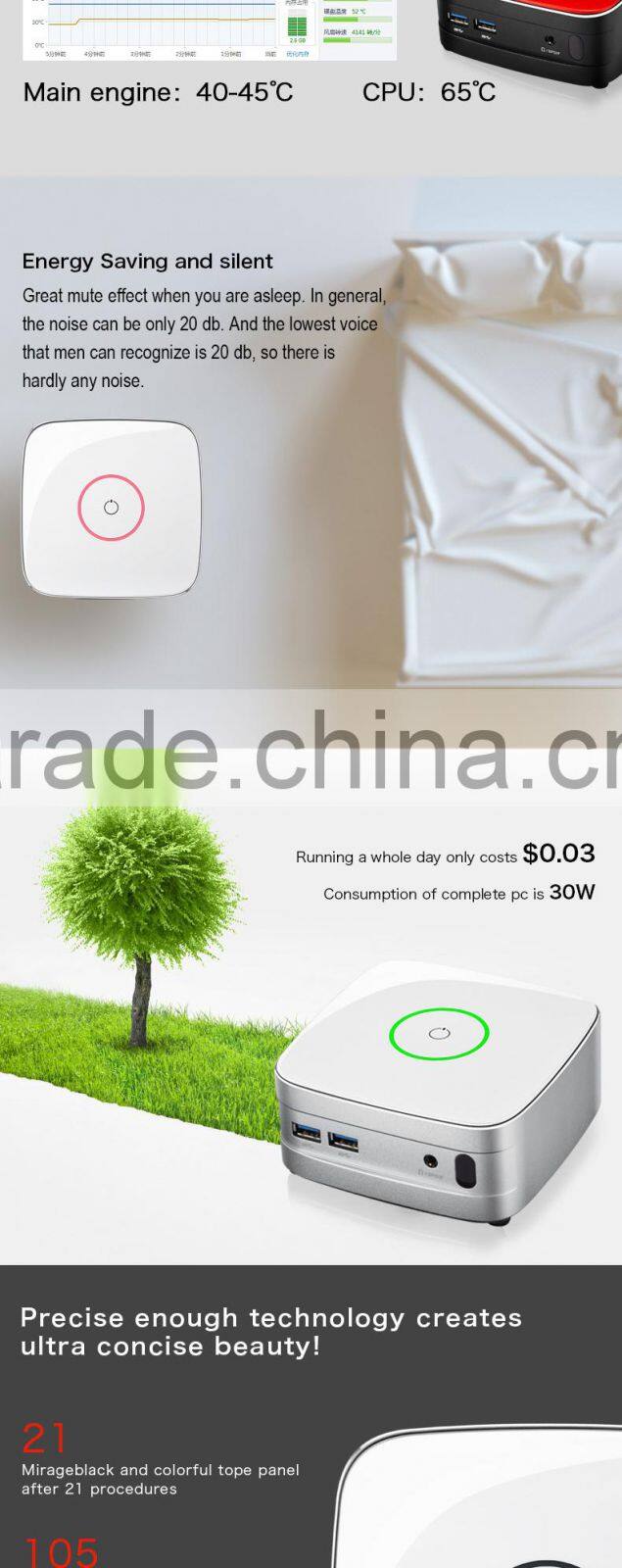 New product Intel i5 quad core windows 7 windows 8 mini pc x86