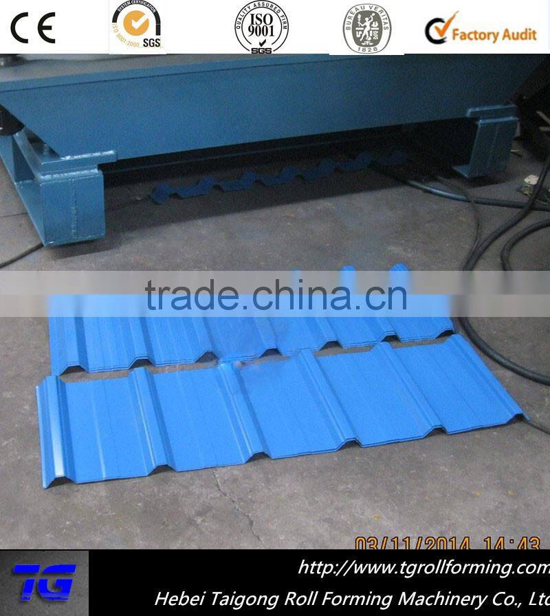 2015 high quality High Speed Color Steel Tile roof roll forming machine supplier in China