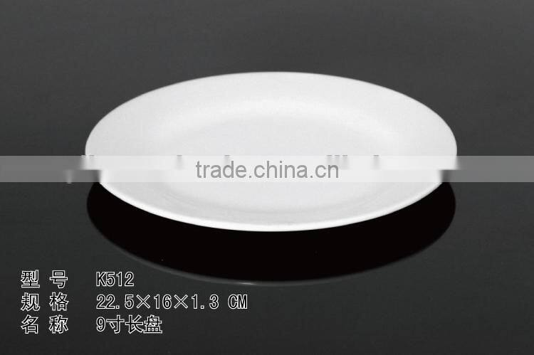 100% mealmine A5 top food grade 10" cheap unbreakable melamine white hard plastic plates with custom print