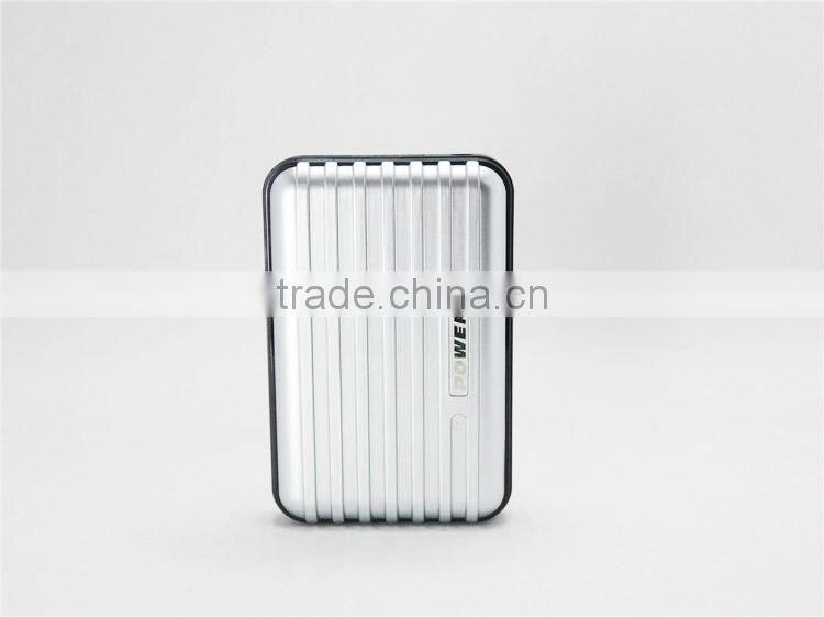 popular 3A grade battery 2 usb output power bank 6000 6600 7800mah for all kinds of mobile phone