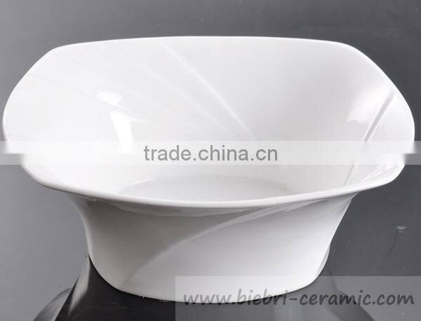 10 inch Round Super White Color Decorative Antique Chinese Porcelain Bowls