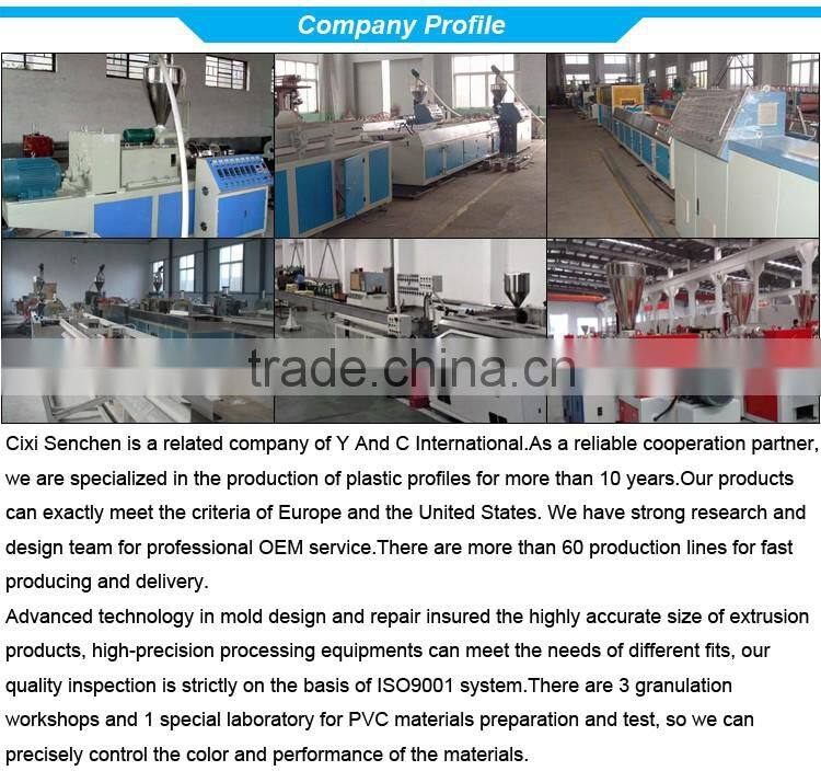 Custom European standard plastic profile extrusion