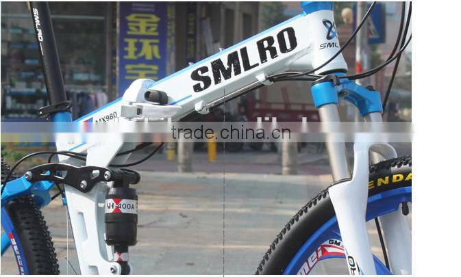Hot sell 26 inch Aluminum frame mountain bike /Magnesium alloy rims bicycle/27speed folding bike