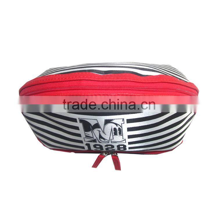 Fashion foam satin Cosmetic Organizer Bag Waterproof convenient for lady