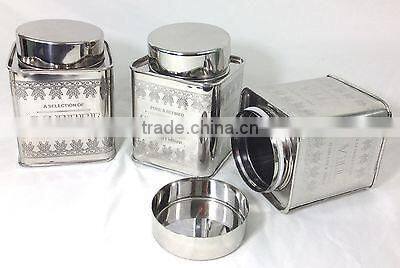 Stainless Steel Canister Square