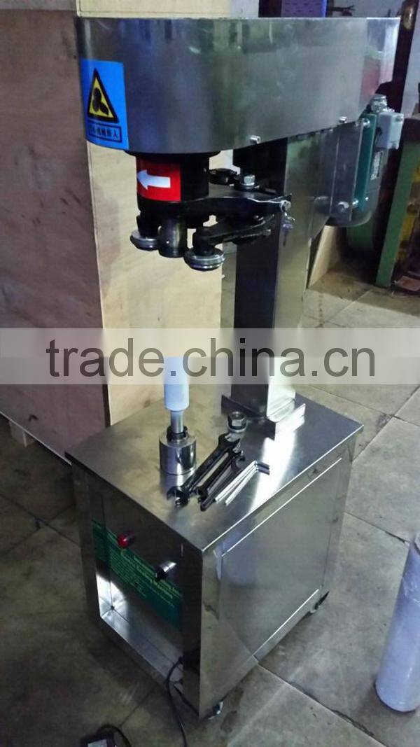 the new technology stainless steel semi automatic can seamer seaming machine sealing machine
