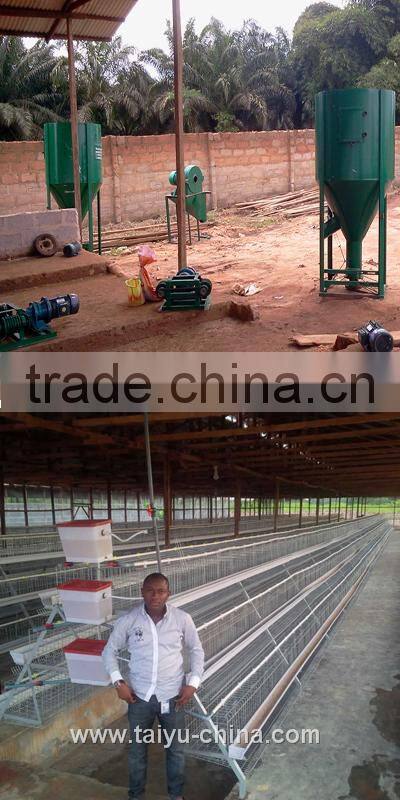 Trade assurance NO.1 Stong steel feed trough 3 tiers a type layer poultry shed