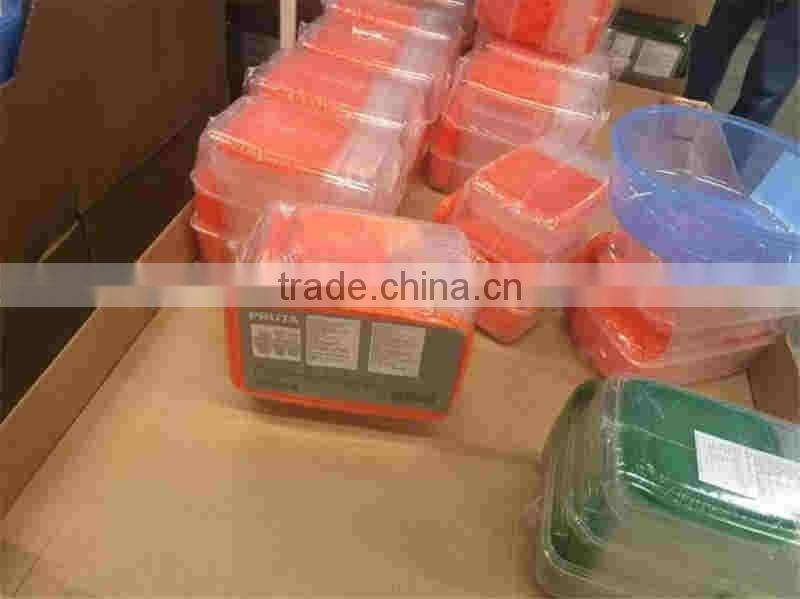 New design 17pcs a set plastic food container set with different size wholesale