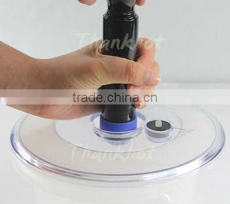 Big plastic storage container-Vacuum lid