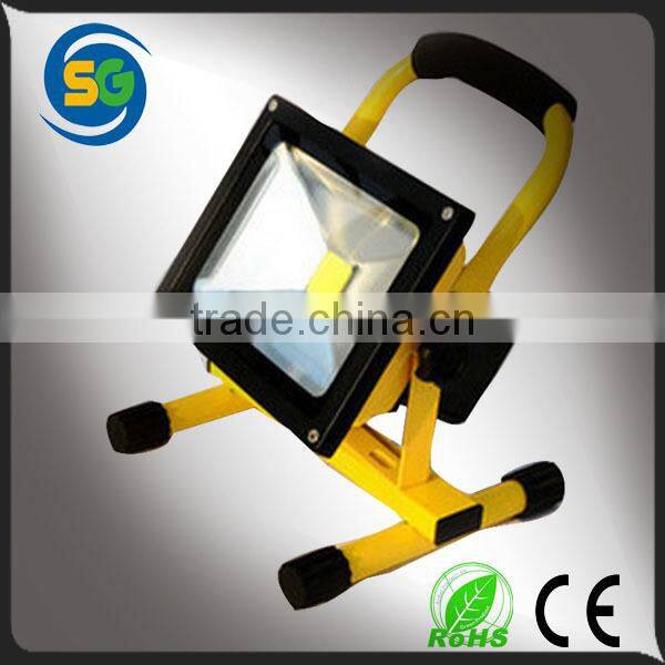 Super bright 40w tripod rechargeable emergency light, cob rechargeable blue point led work light