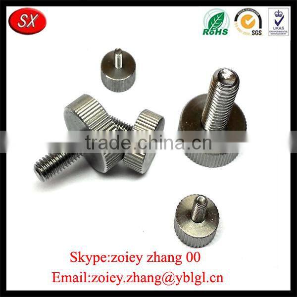 China Supplier Custom Nonstandard M3-M10 Flat Head Thumb Screws