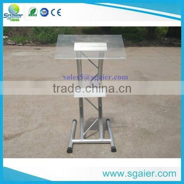 Guangzhou wholesale clear commercial acrylic podium