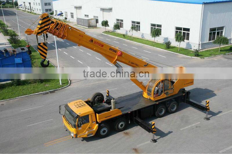 N.Traffic 50ton Mobile Crane for sale(QY50G)