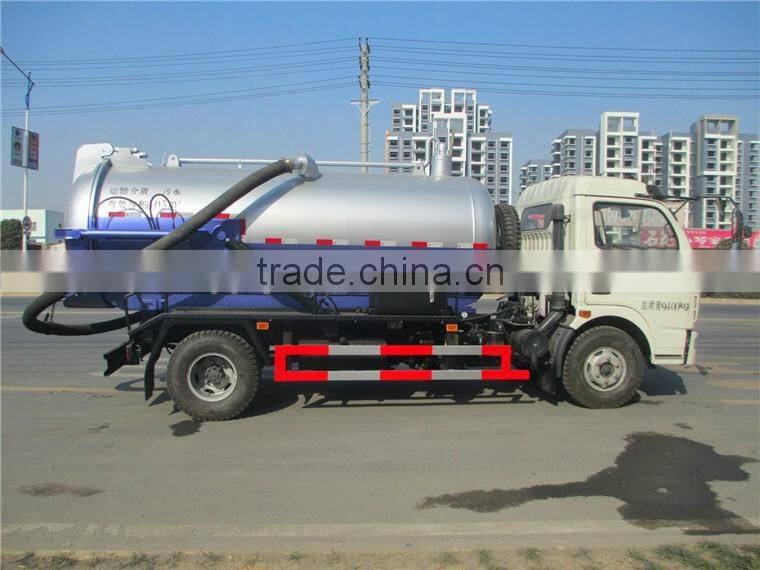 dongfeng 6000L vacuum sewage truck, suction truck for sale