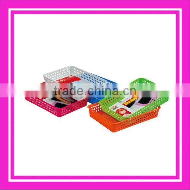 plastic basket and plastic file holder