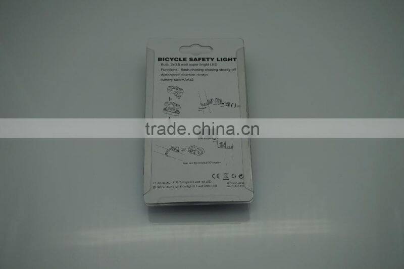 2x0.5W white LED bicycle light,bicycle safety light