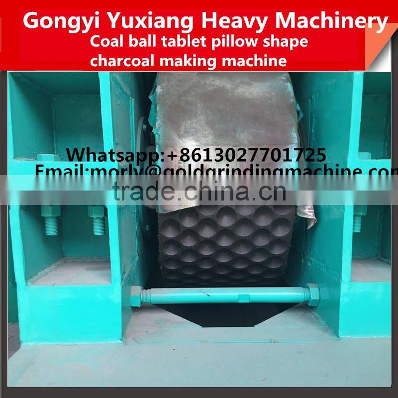 High efficiency plant piece Coal Ball Tablet Pillow Shape Charcoal Making Machine