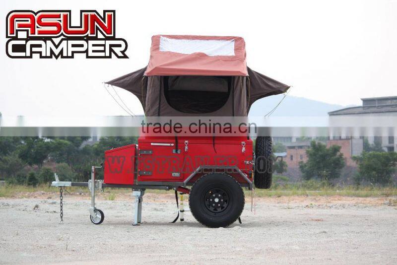 Off-road roof tent camper trailer X3