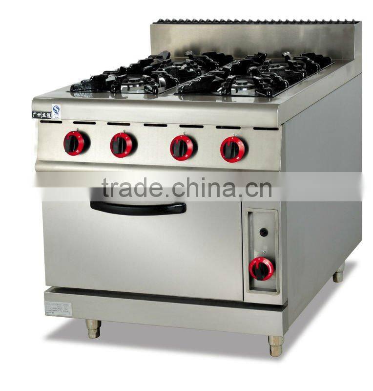 gas pasta cooker with cabinet