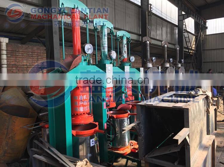 Hydraulic cold pressed sunflower oil press machine