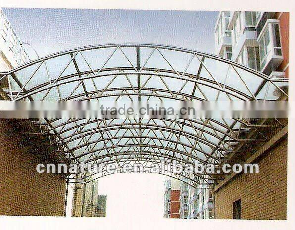 UV-protected Polycarbonate hollow sheet