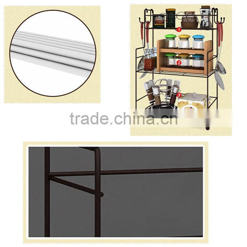 Multi-tier wire mesh condiments display rack