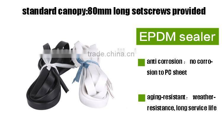 DIY kit Awnings,Sun shade awned,3mm PC solid Sheets