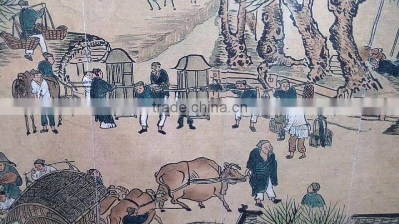 Personalized Solid Wood Folding Screen UV printing on wood Home Decoration Birch Screen