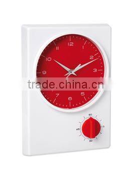 Ordinary cheap plastic table clock with timer