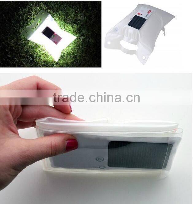 New Arrival Cheap Multifunction Air Inflatable Solar Night Light Bag Portable Outdoor Waterproof Solar Camping Light For Sale