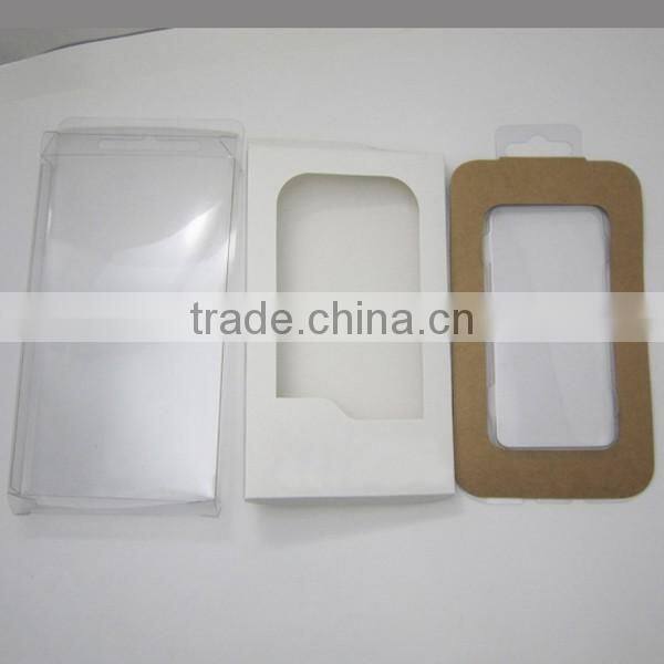 Customize PVC/PET Packaging Retail Cardboard Box for Phone case