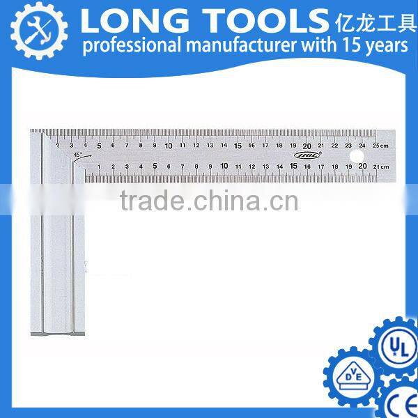 Top stainless steel printable metal scale right angle rule