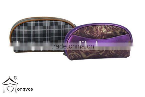 quilted sleepover travel make up roll fashionable best sell branded make up kit bag