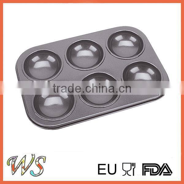 6 Cups Non-stick Carbon Steel Cookie Mold