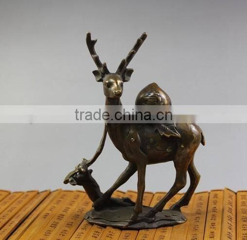 Casting bronze lady craft for home decoration