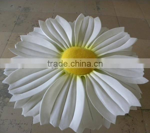 China wholesale manufacturer make PU fake fairy tale world decorative artificial huge chysanthemum flower for decoration