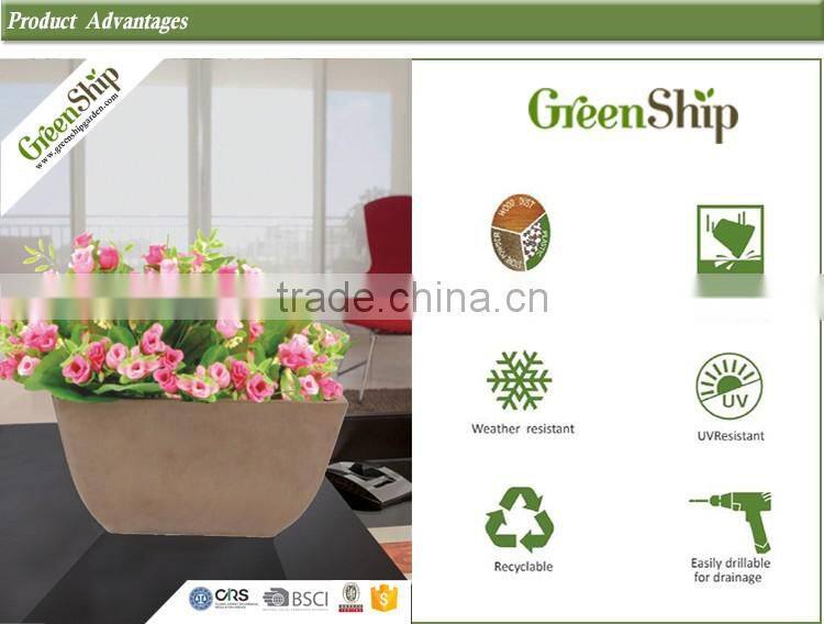 high quality garden planter/hot selling/20 years/indoor/UV protection